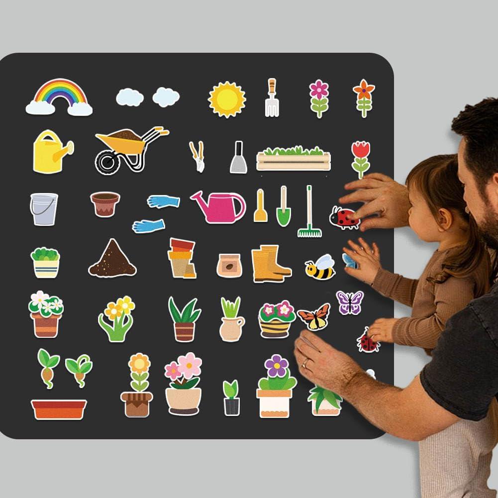 Conjunto de Tablero de Fieltro BEUNITONE 54 Piezas Granja