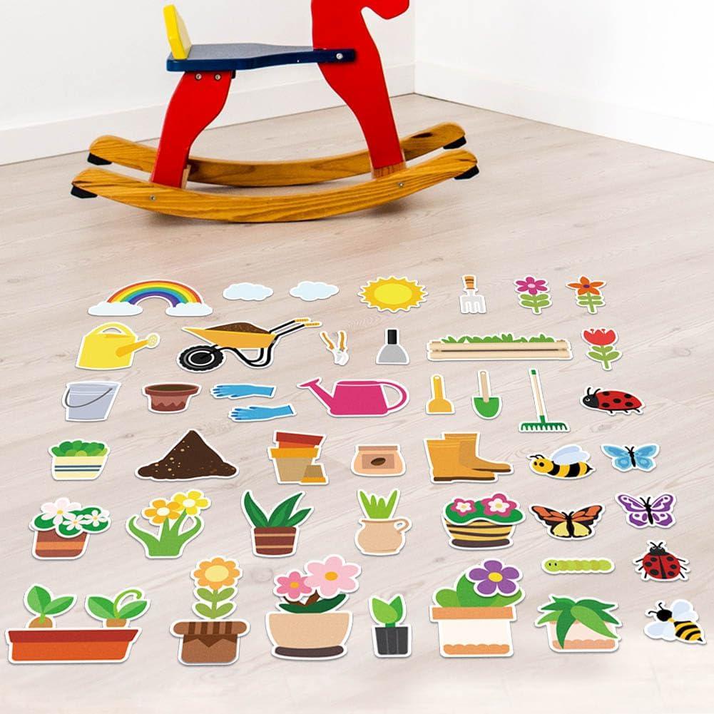 Conjunto de Tablero de Fieltro BEUNITONE 54 Piezas Granja