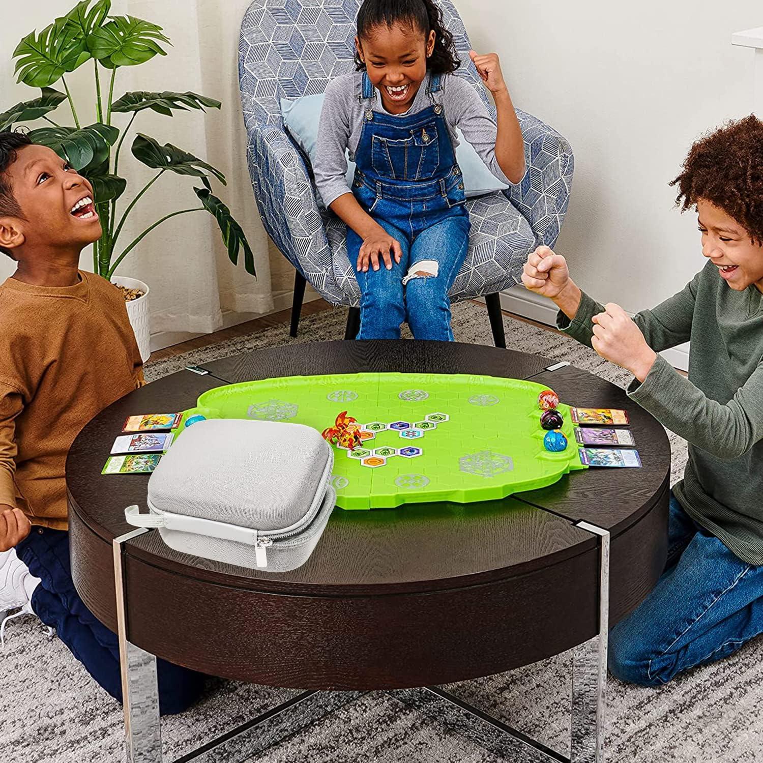 Contenedor Organizador de Juguetes Bakugan 12 Gris - Estuche Almacenamiento