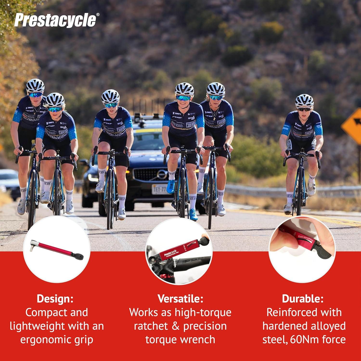 Kit de Herramientas para Bicicleta Prestacycle TorqRatchet PRO 2-10Nm