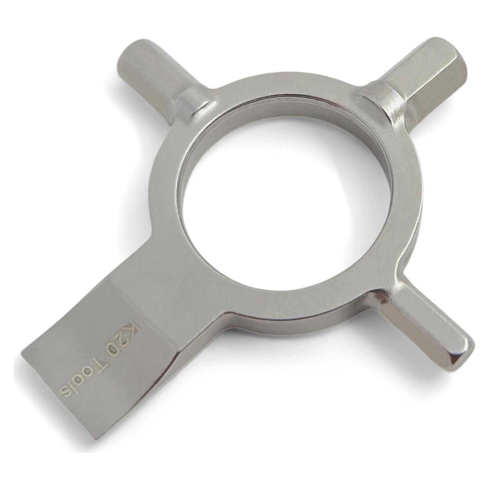 Photography Keychain EDC Multi-Tool with 3mm, 4mm, 3/16 Allen Wrench Hex Key & Flat Screwdriver - For Photographers Camera, Tripod, Brackets, Plates, Bags