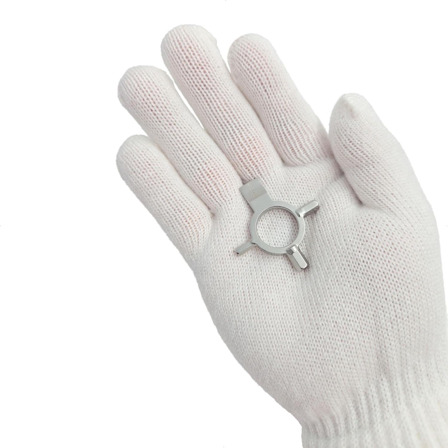 Photography Keychain EDC Multi-Tool with 3mm, 4mm, 3/16 Allen Wrench Hex Key & Flat Screwdriver - For Photographers Camera, Tripod, Brackets, Plates, Bags