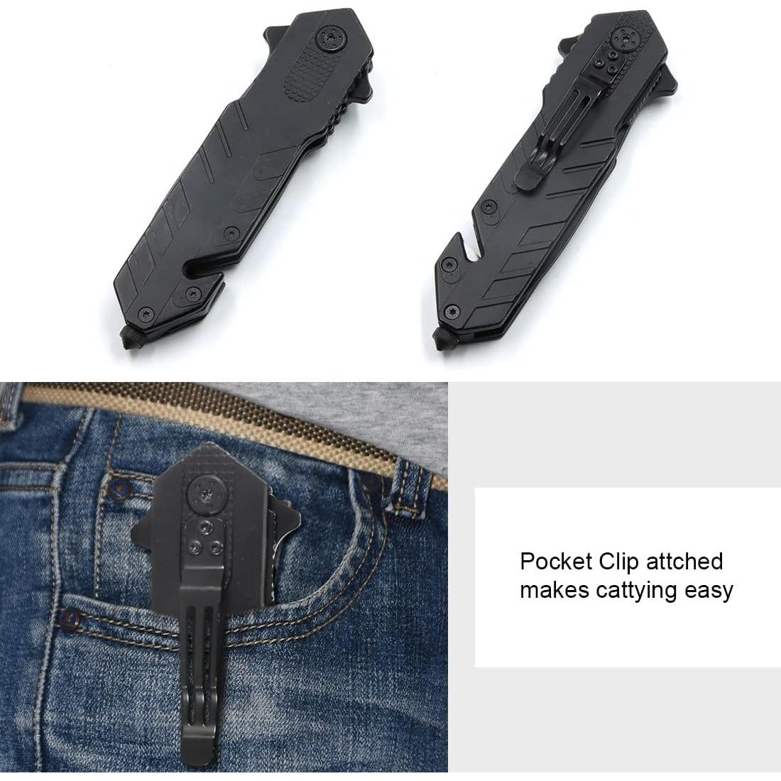 Cuchillo Plegable DPNAO D-20D de Acero Inoxidable 23.5 cm