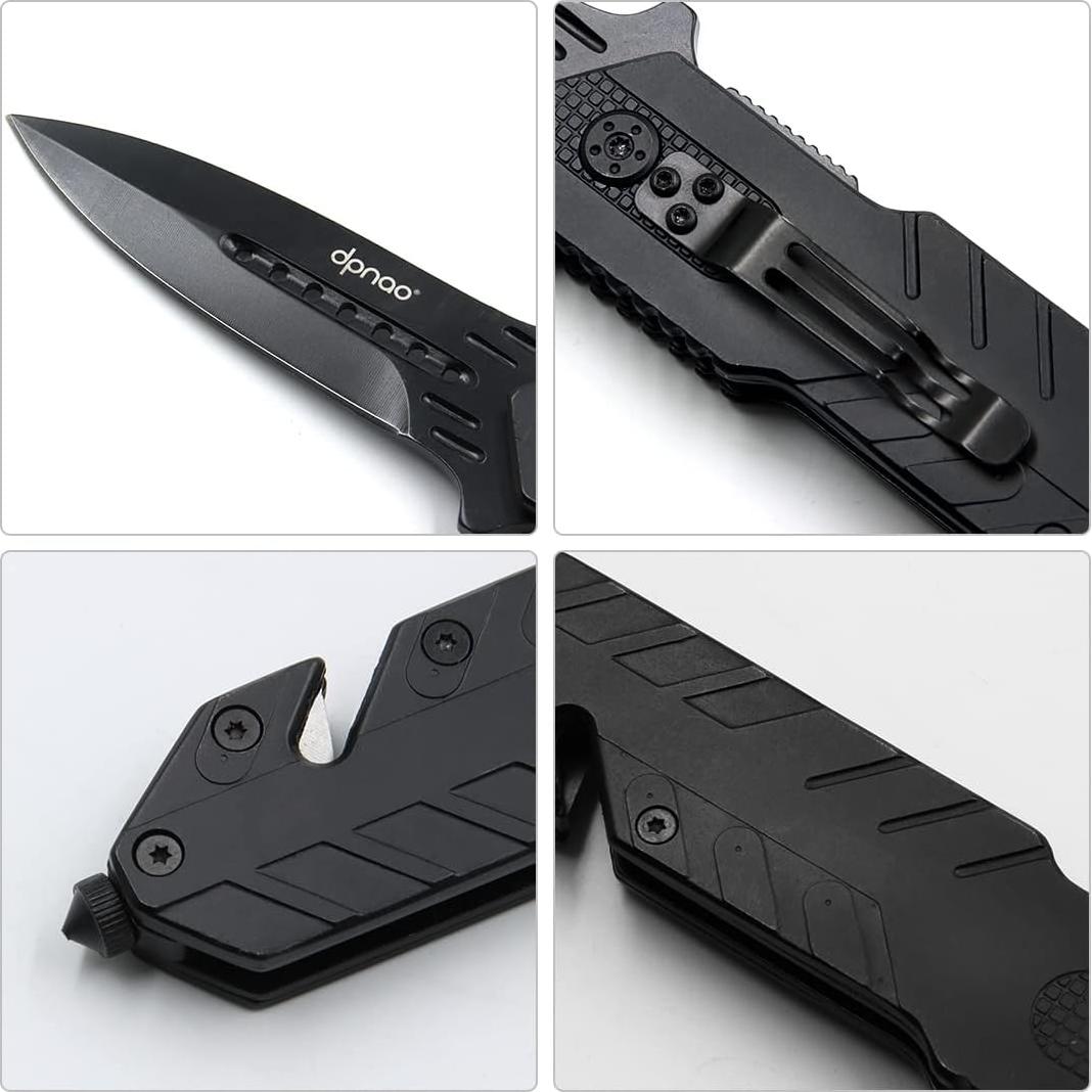 Cuchillo Plegable DPNAO D-20D de Acero Inoxidable 23.5 cm