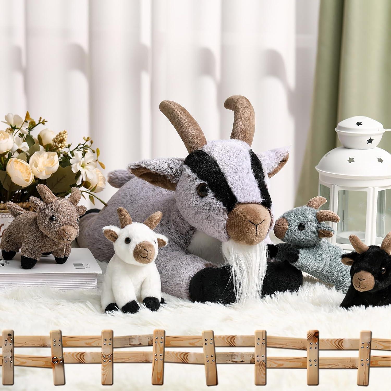 Conjunto de Juguetes de Peluche Cabra HyDren 5 Piezas 45 cm