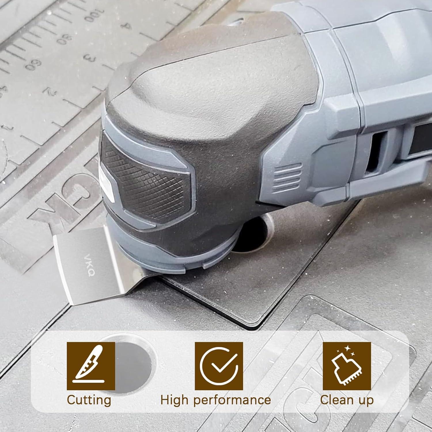 Juego de 4 Cuchillas de Raspado vkq para Herramienta Oscilante