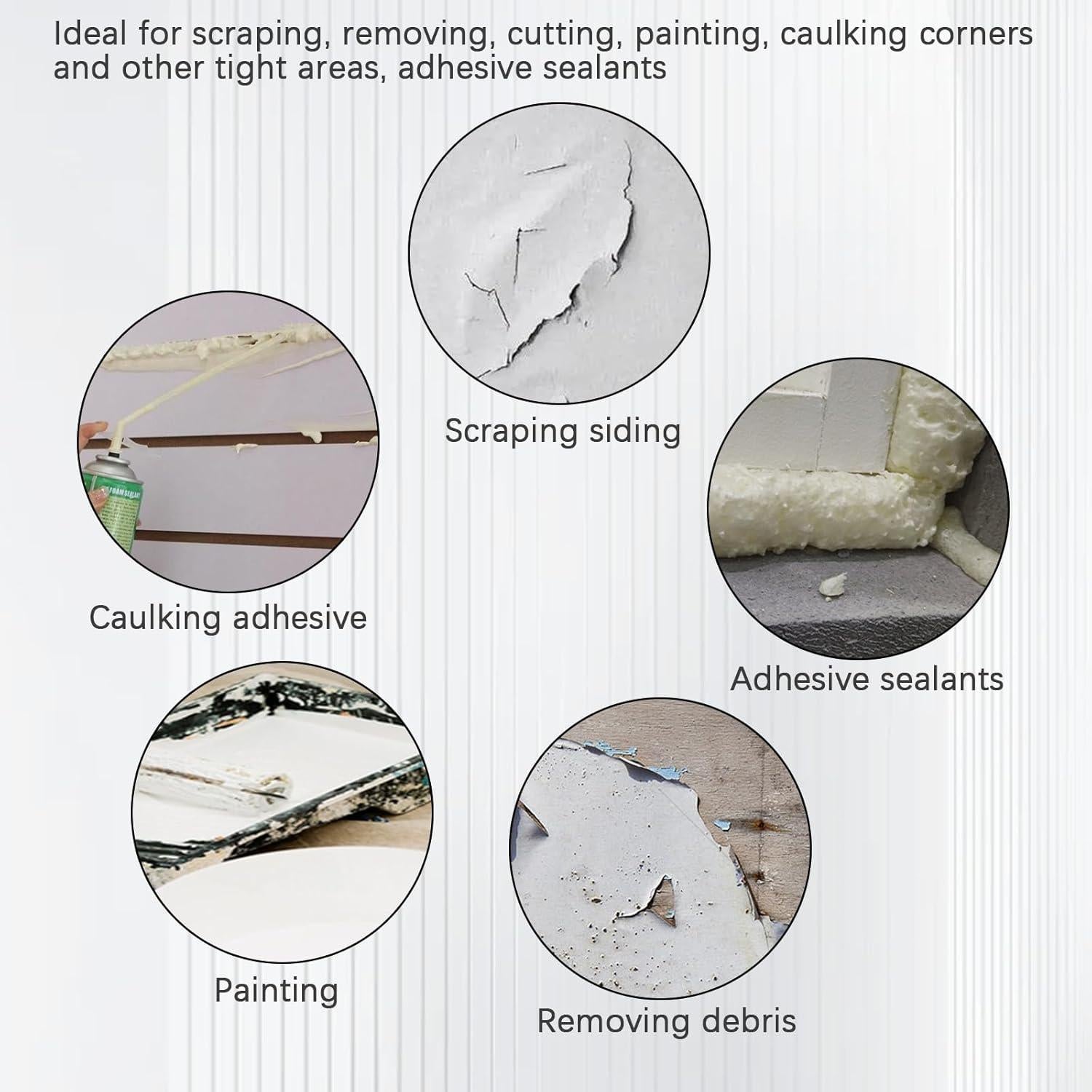 Juego de 4 Cuchillas de Raspado vkq para Herramienta Oscilante