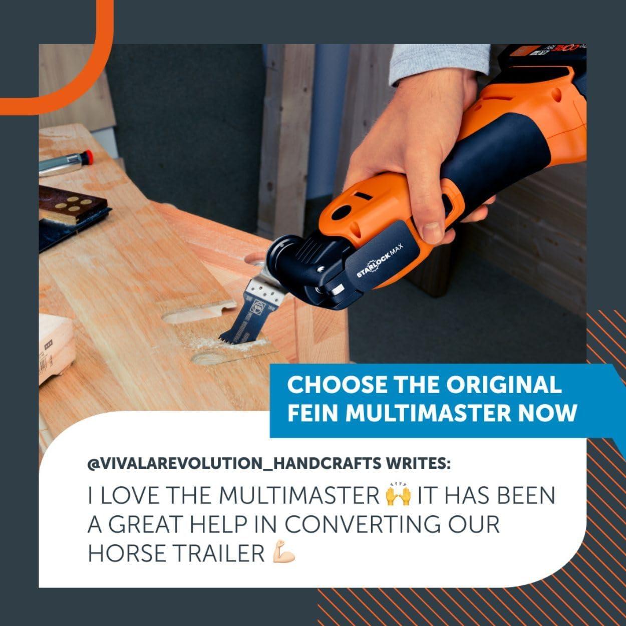 Multiherramienta Oscilante Fein AMM 700 18V con Accesorios