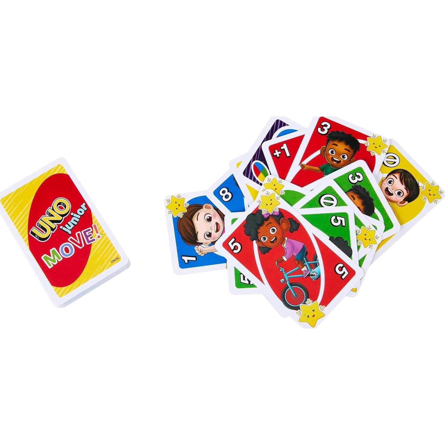 Juego de Cartas UNO Junior Move! Mattel para Niños 3+