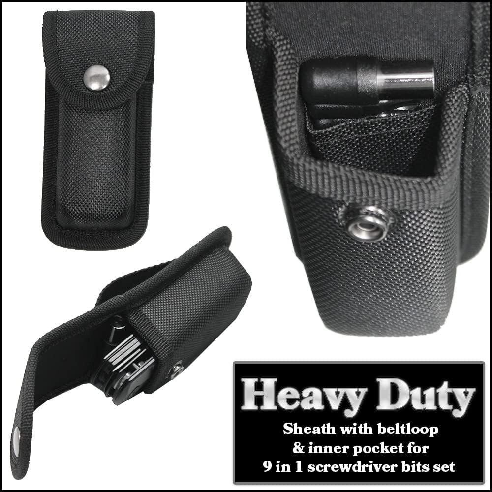 Multiherramienta Rtek 11.4 cm Cuchillo Plegable 9 en 1 Negro