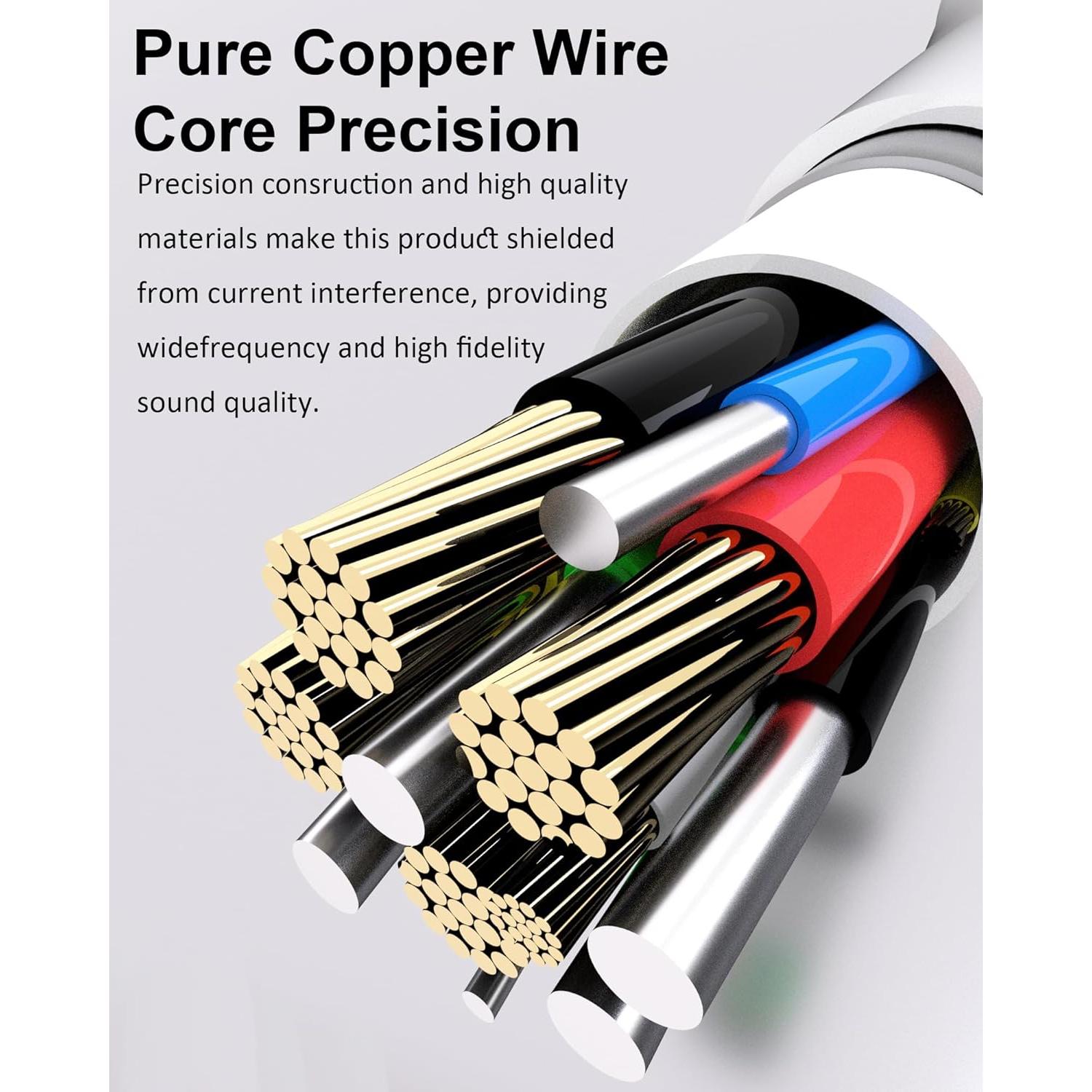 Adaptador de Auriculares Lightning a 3.5mm LIEZHUA 2 Paquetes