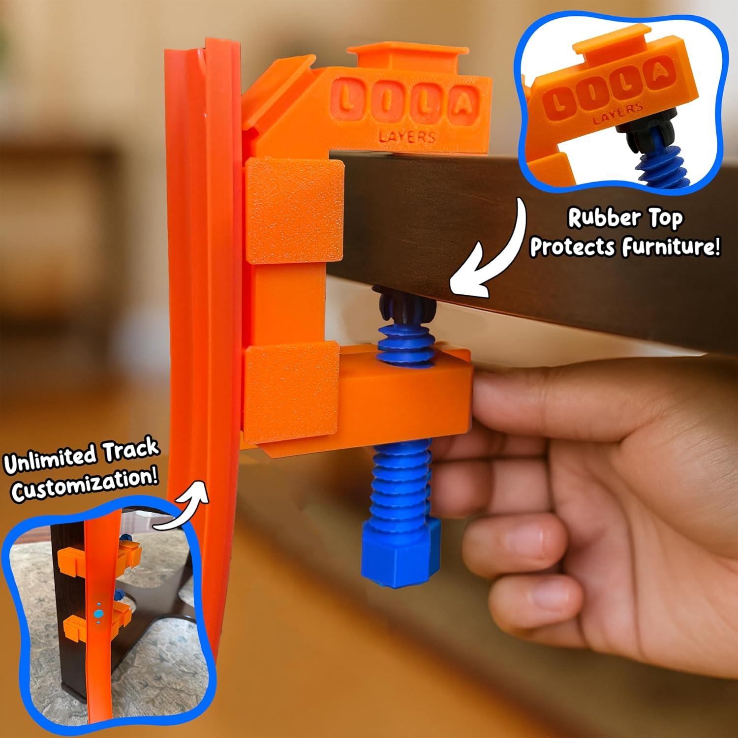 Abrazadera de Pista Hot Wheels - Alta Resistencia - 1 Unidad