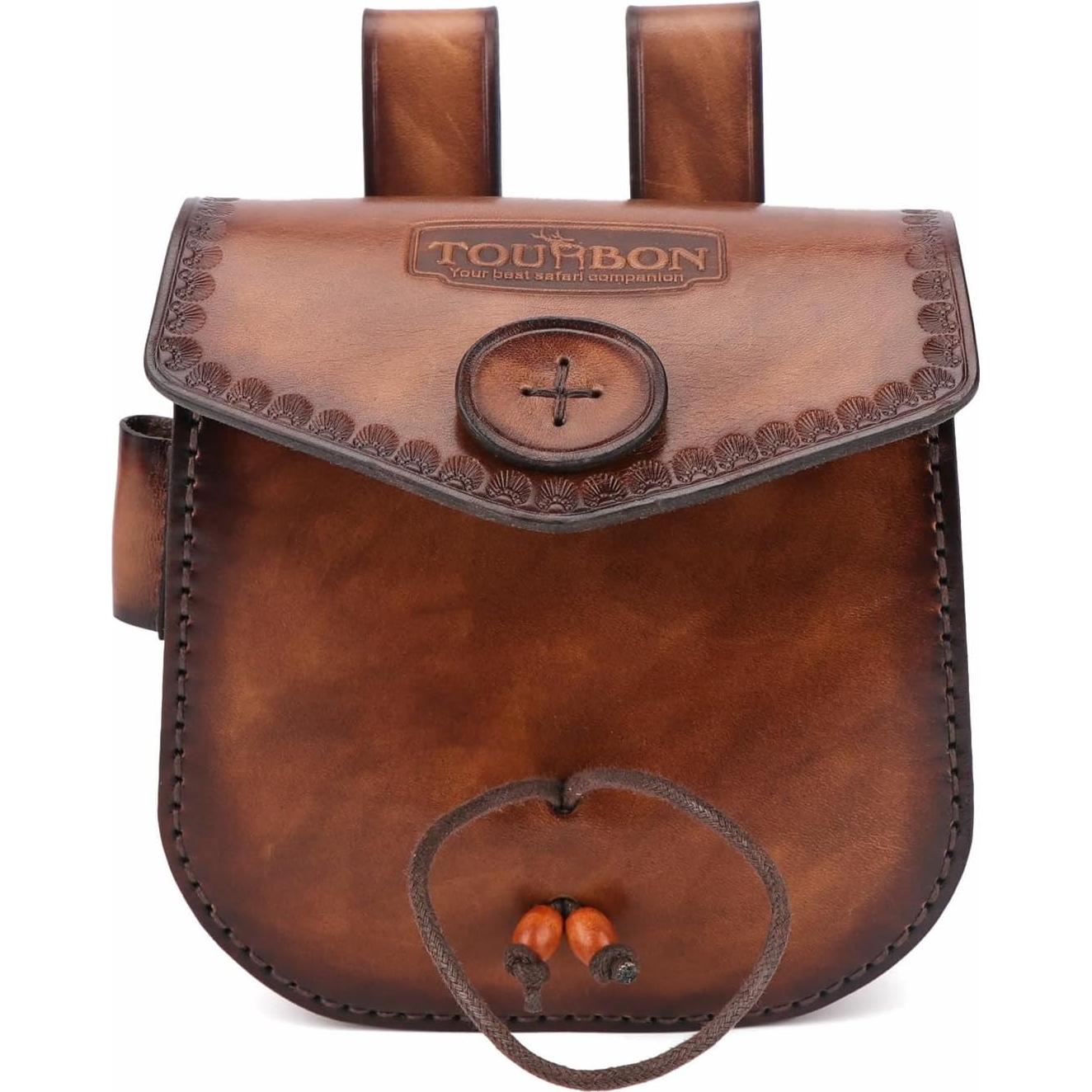 Funda de Cinturón de Cuero Tourbon para Multiherramienta EDC