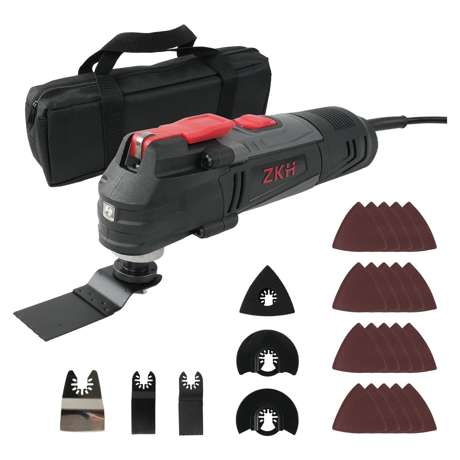 Herramienta Oscilante ZKH 3.2A 26 Accesorios 400W 2.06kg