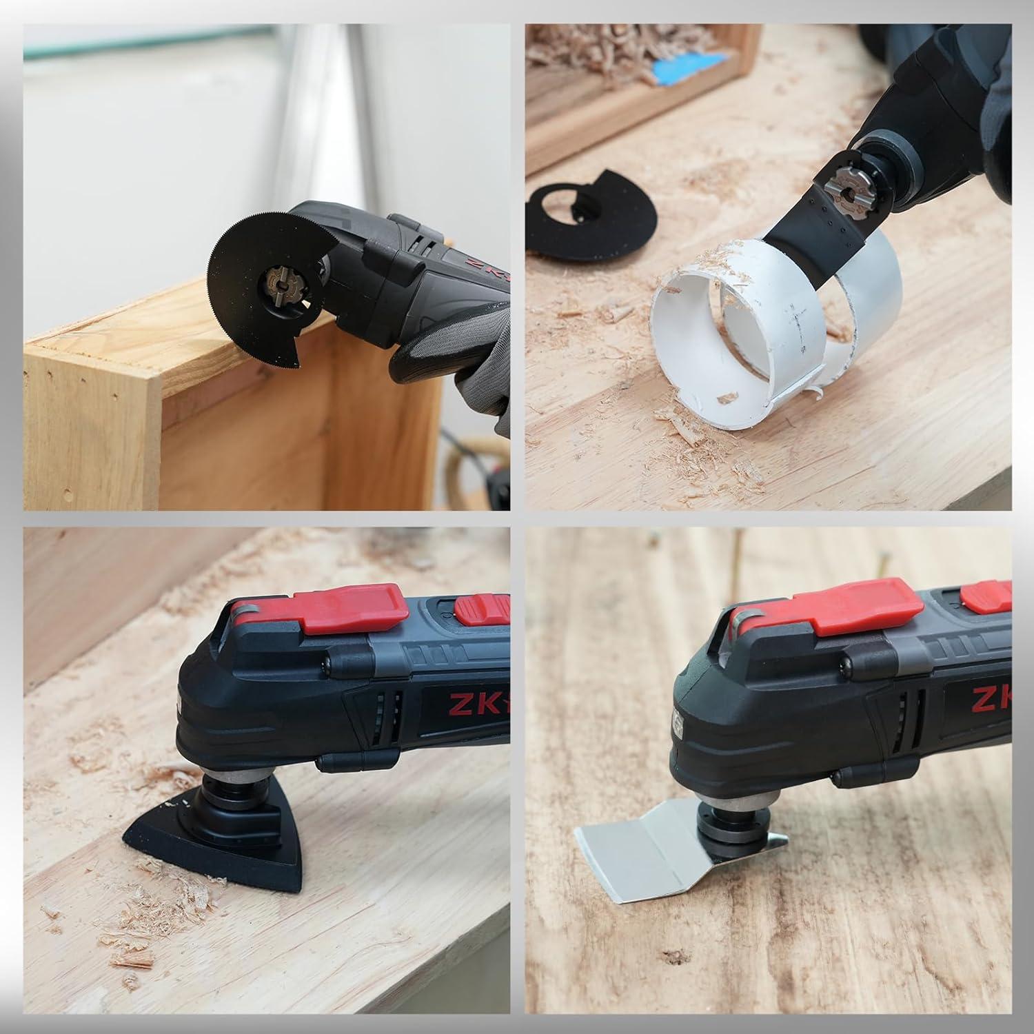 Herramienta Oscilante ZKH 3.2A 26 Accesorios 400W 2.06kg