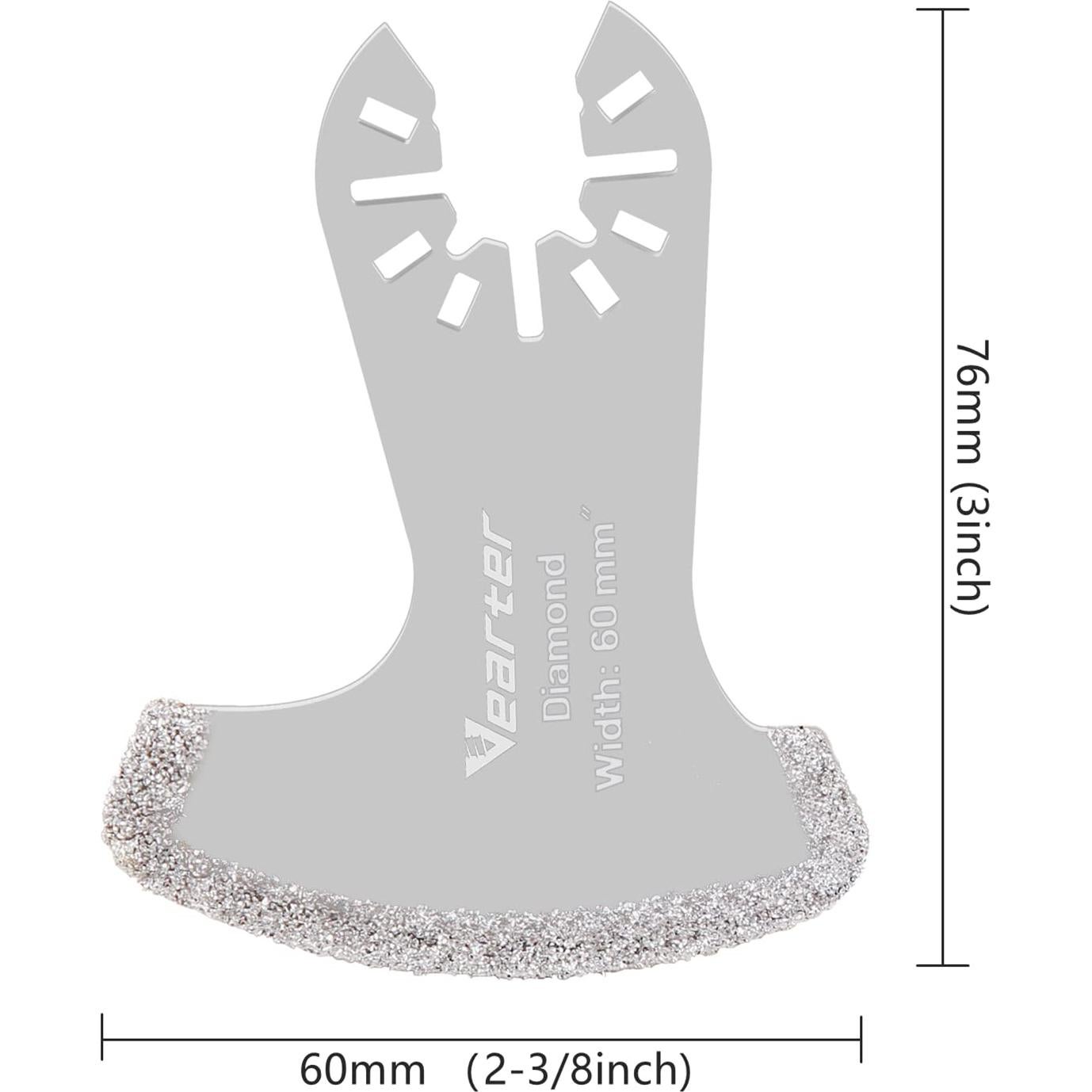 Juego de 2 Hojas Oscilantes de Diamante Vearter para Corte Preciso