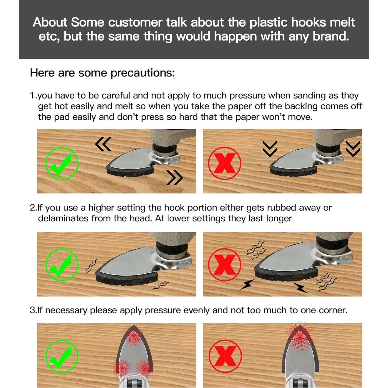 Kit de Lijado Oscilante 130 Piezas Gulrear - Granos 60 a 240