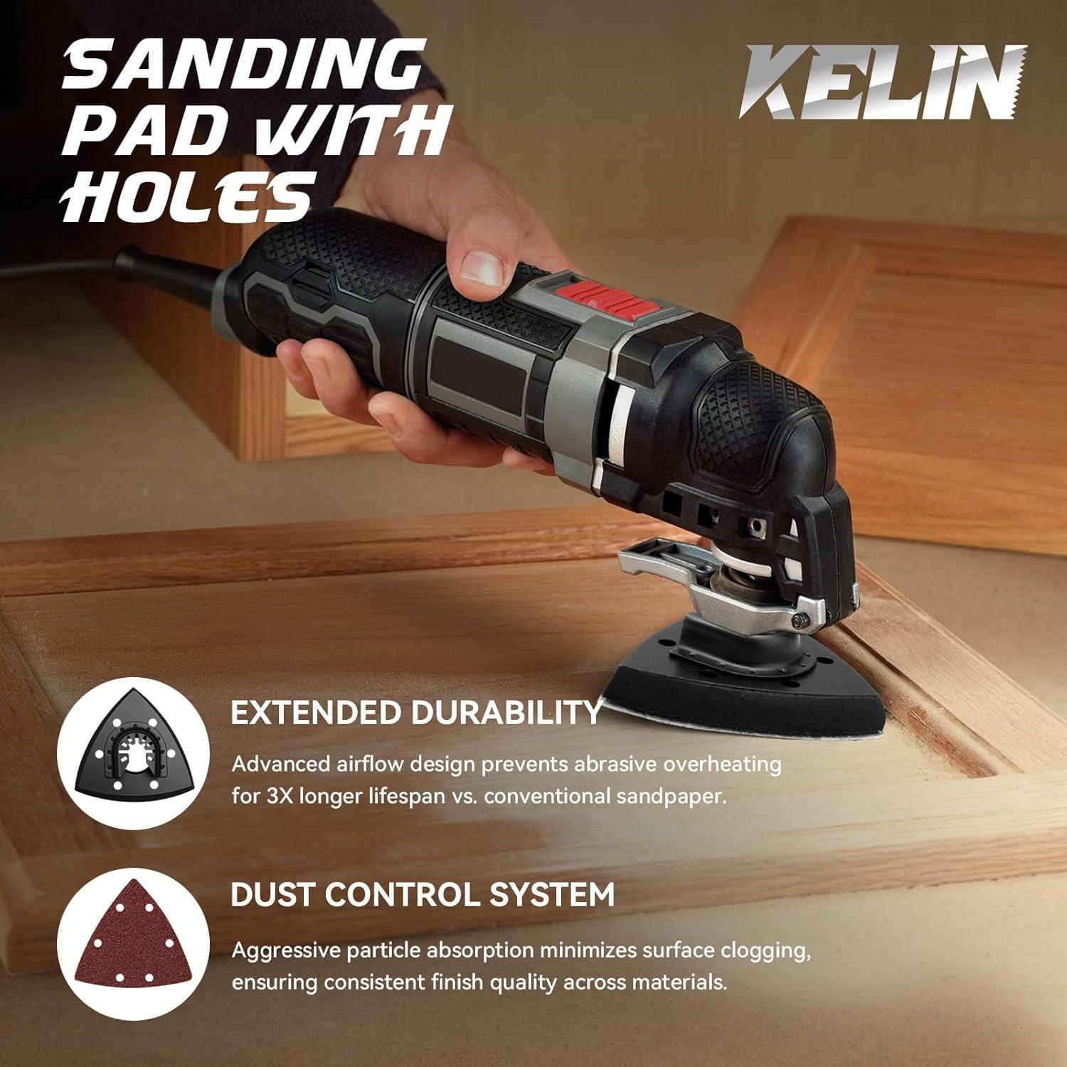 KELIN Kit de 118 Piezas Cuchillas Multiherramienta Universales