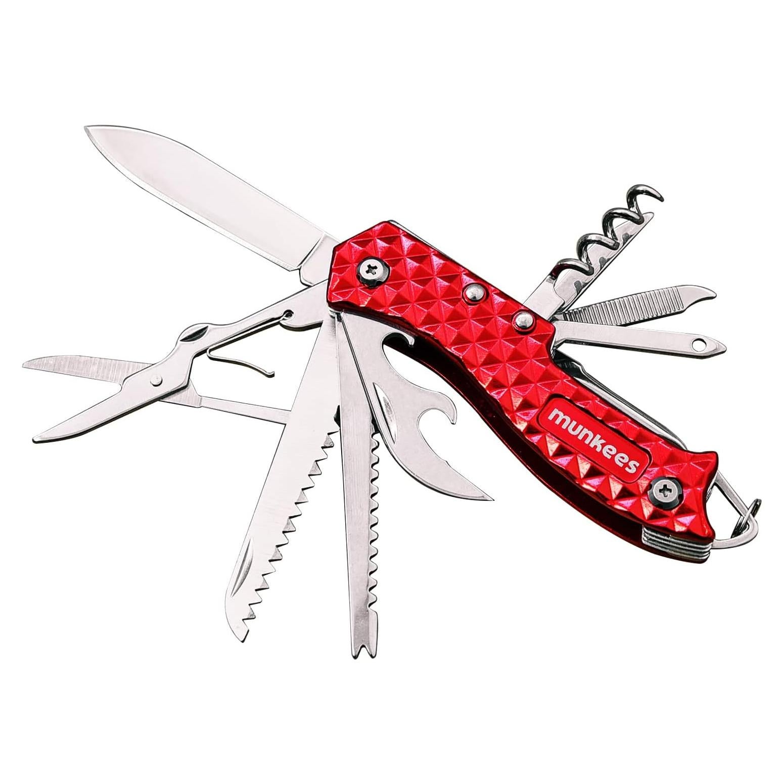 Herramienta Multifuncional 11 en 1 Munkees Plegable Acero Inoxidable