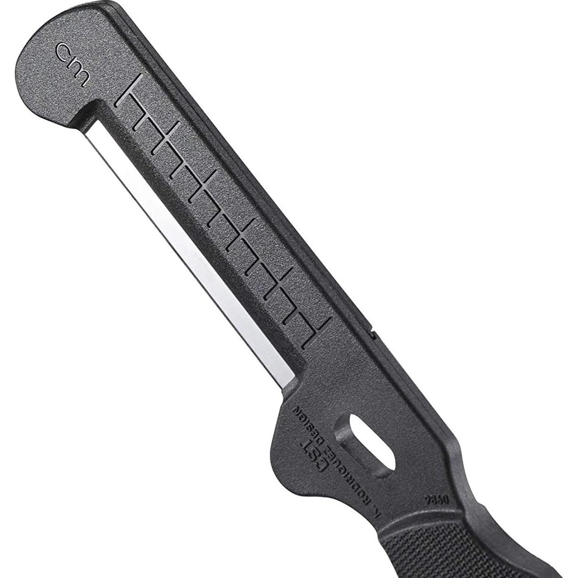 Herramienta de Desnudado de Combate CRKT 9860 con Funda Negra