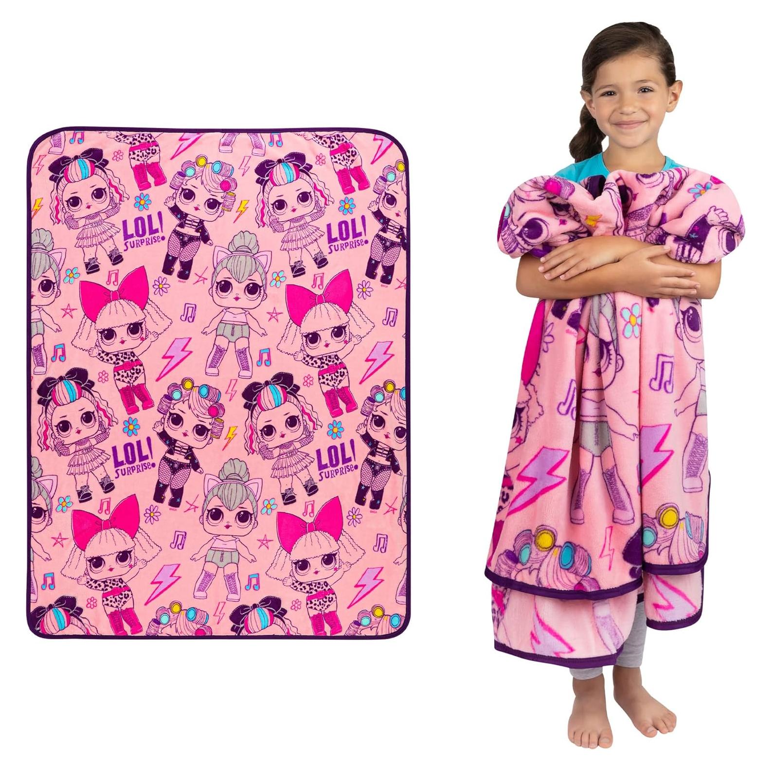 Manta de Lanzamiento Franco Kids 116x152 cm LOL Surprise