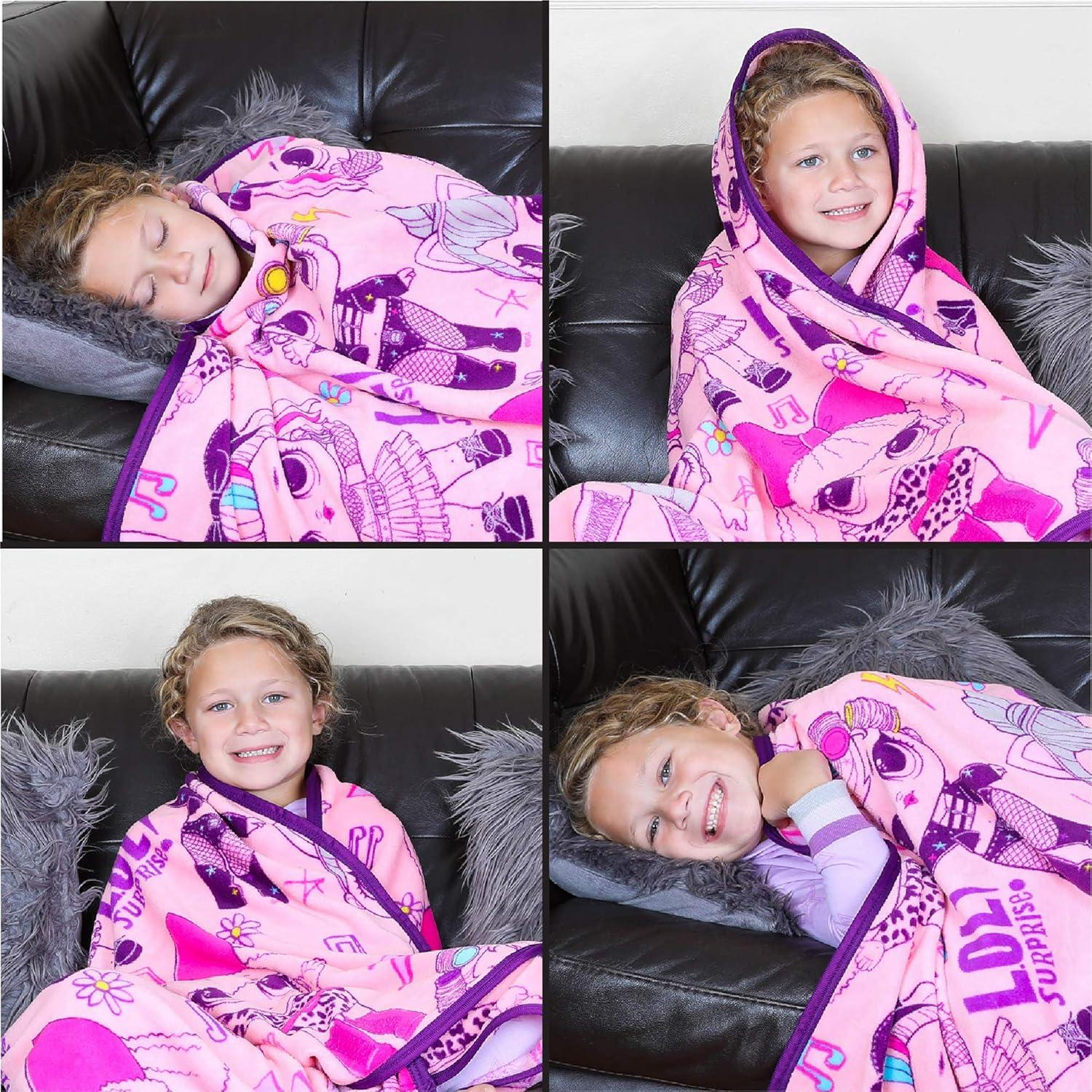 Manta de Lanzamiento Franco Kids 116x152 cm LOL Surprise