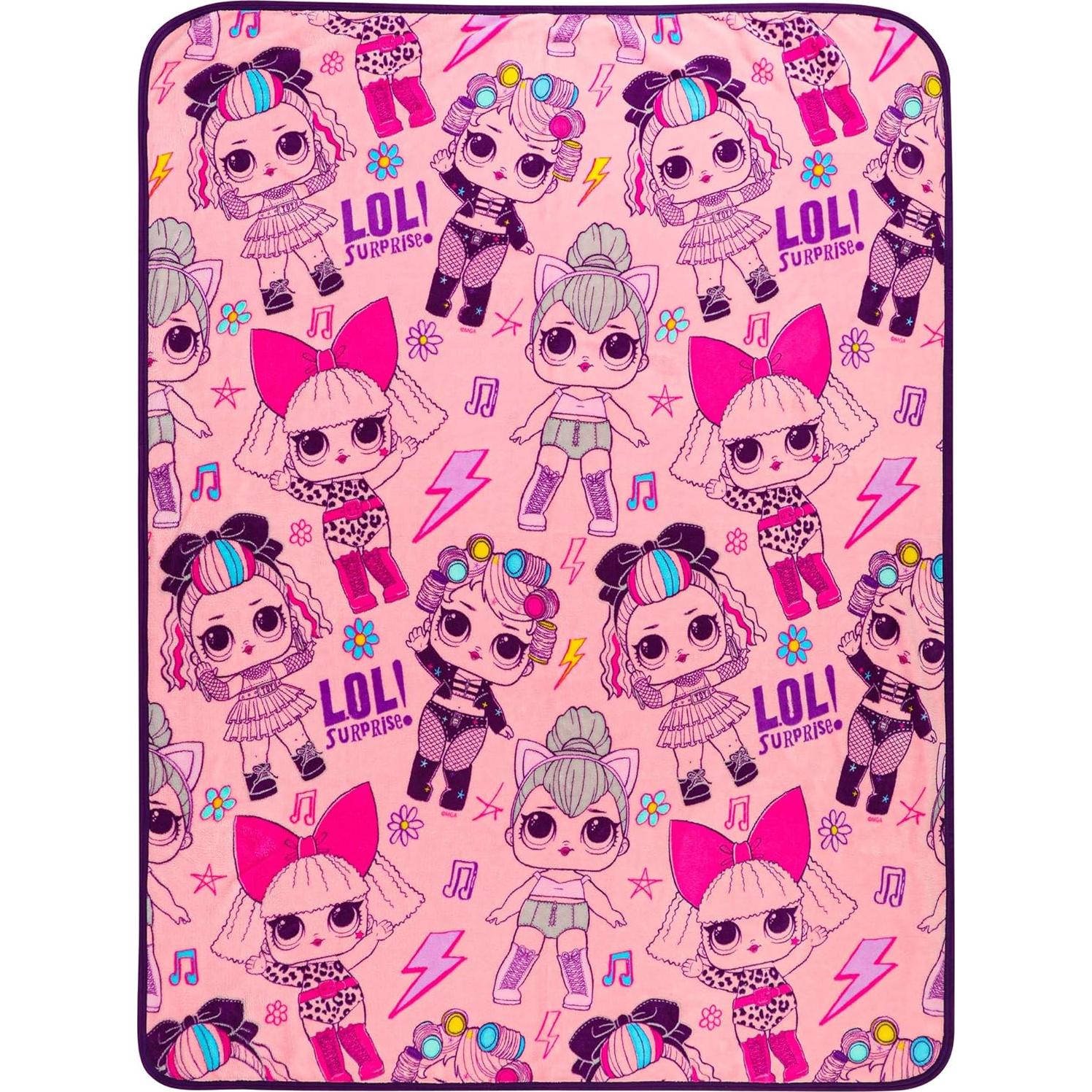 Manta de Lanzamiento Franco Kids 116x152 cm LOL Surprise