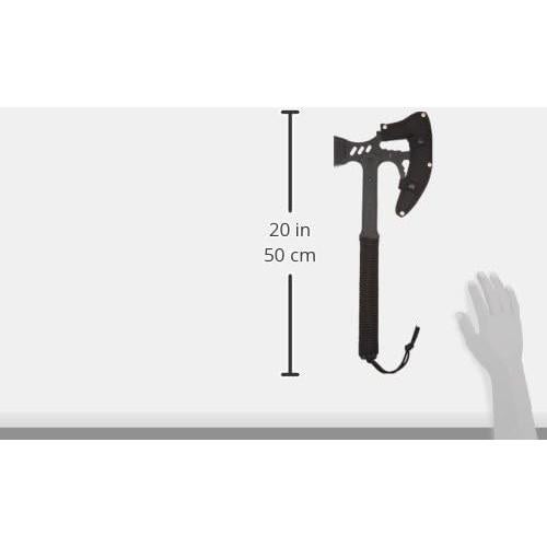 Hacha Táctica Wartech XBK04 con Mango de Paracord 43 cm