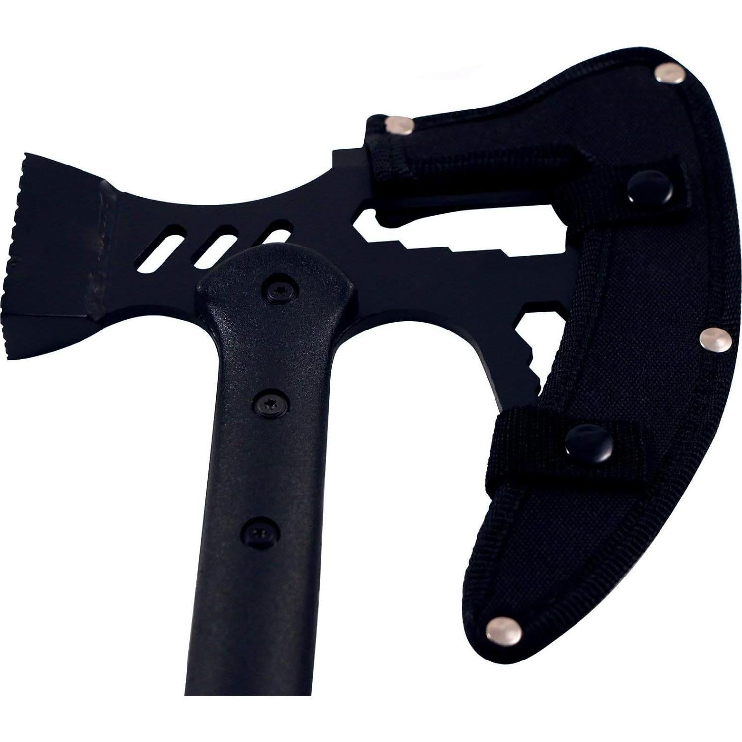 Hacha Táctica Wartech XBK04 con Mango de Paracord 43 cm