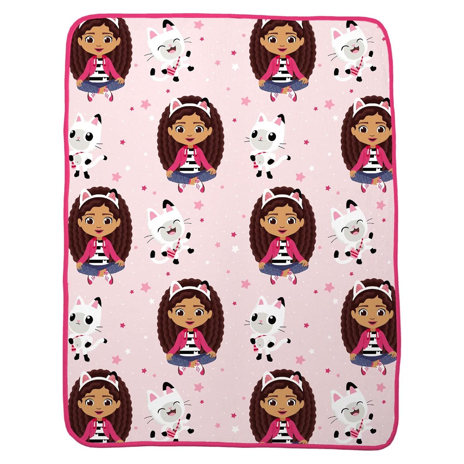 Throw Gabby's Dollhouse Franco 116x152 cm Suave Micro Raschel