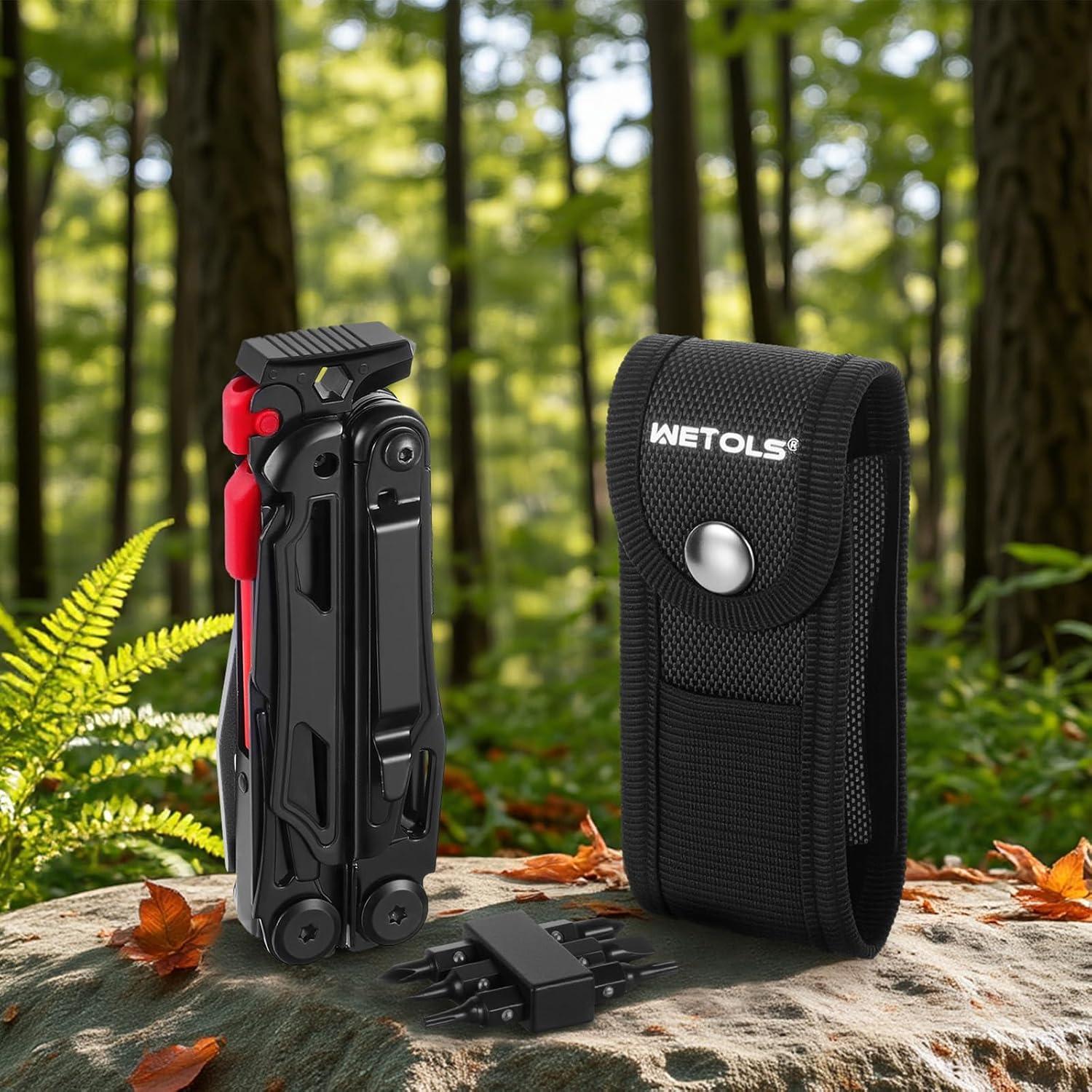 Multiherramienta WETOLS 27-en-1 con Cuchillo y Funda EDC