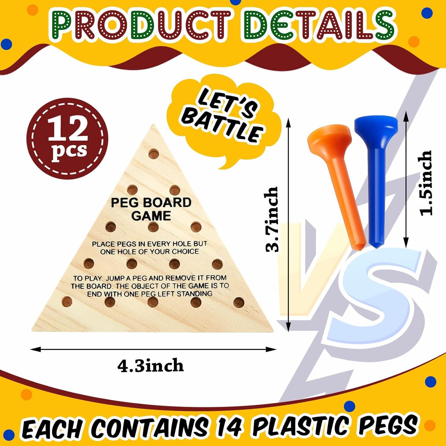 Juego de Mesa de Madera Skylety 6 Piezas Triángulo Educativo