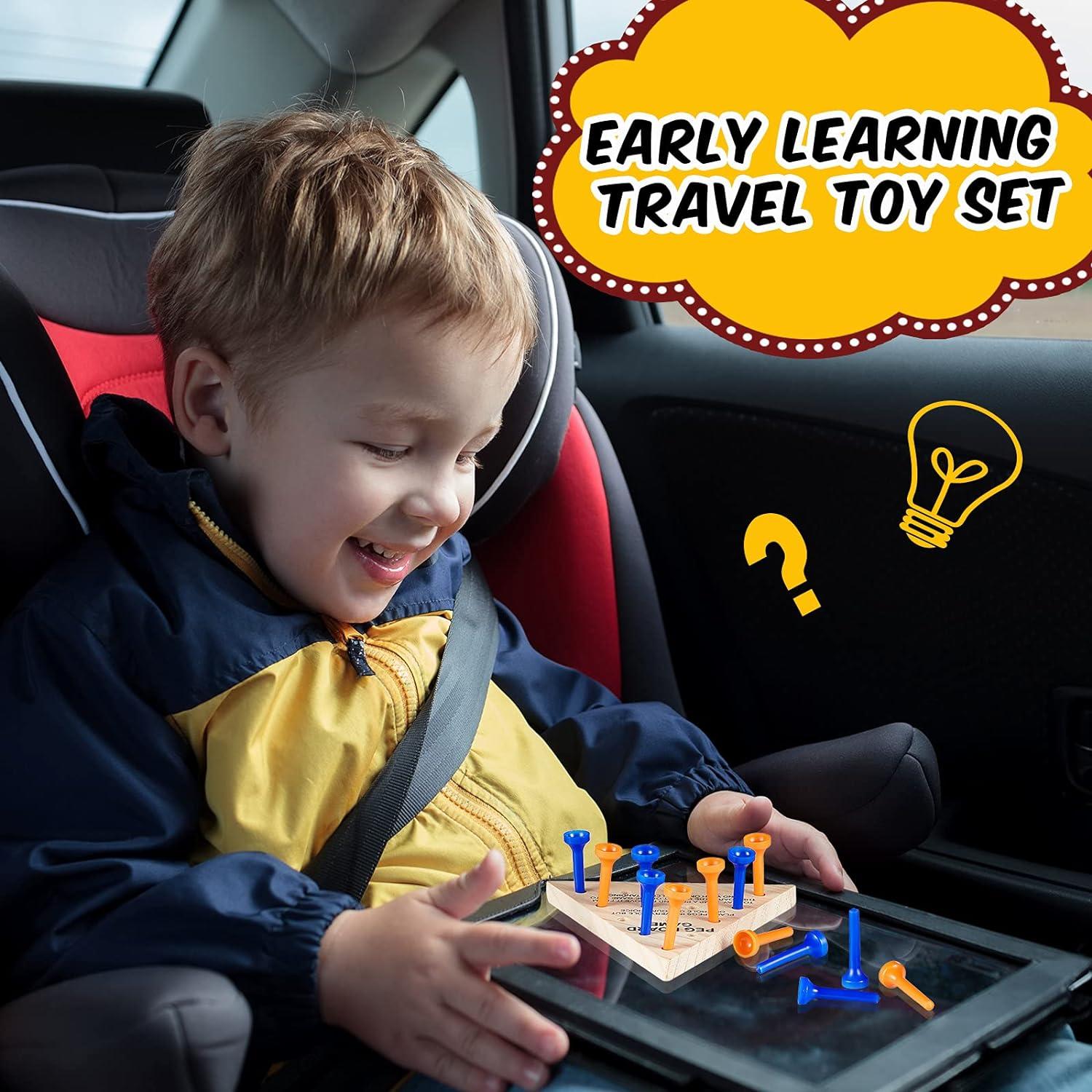 Juego de Mesa de Madera Skylety 6 Piezas Triángulo Educativo