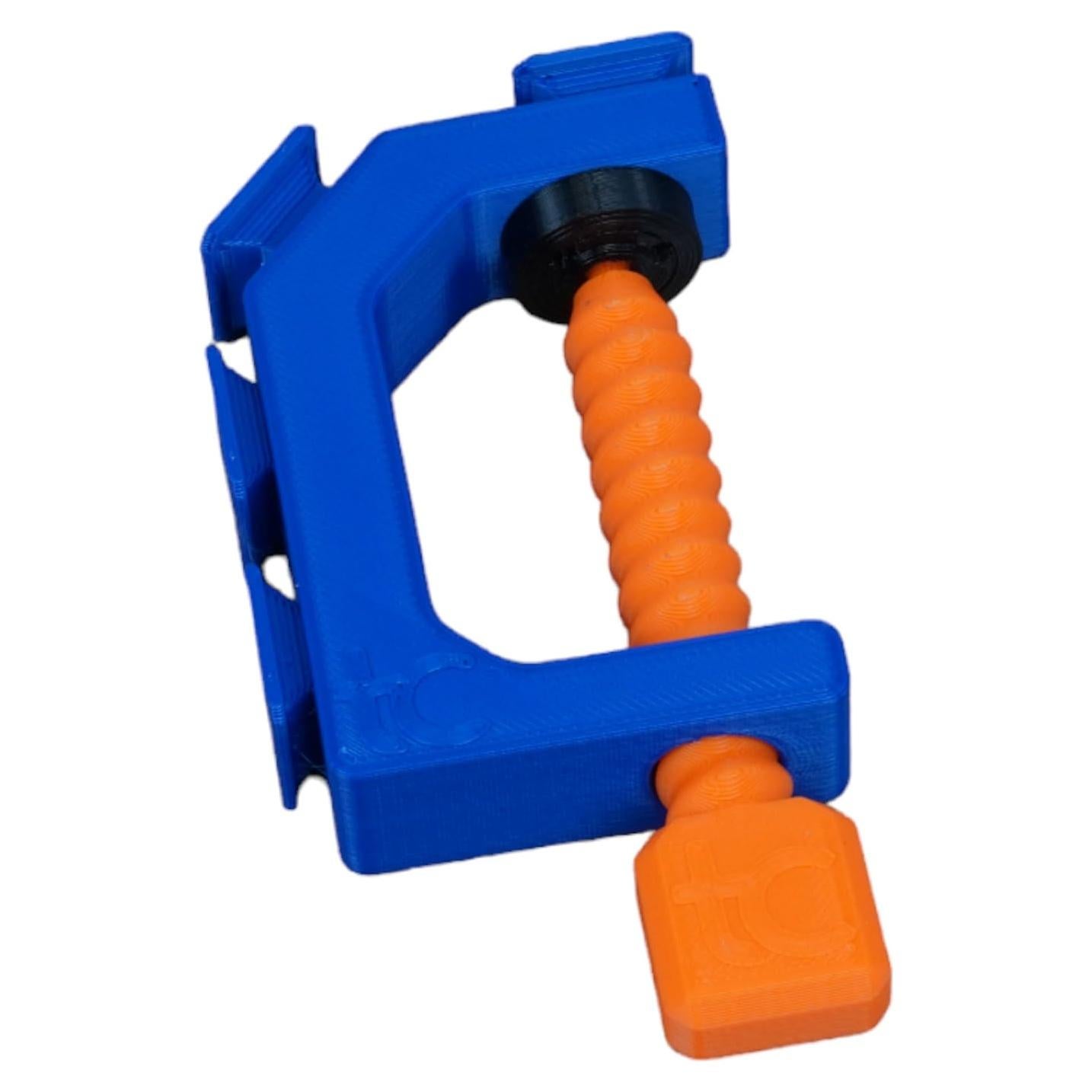 Abrazadera de Pista Hot Wheels Azul/Naranja - Fuerte y Duradera