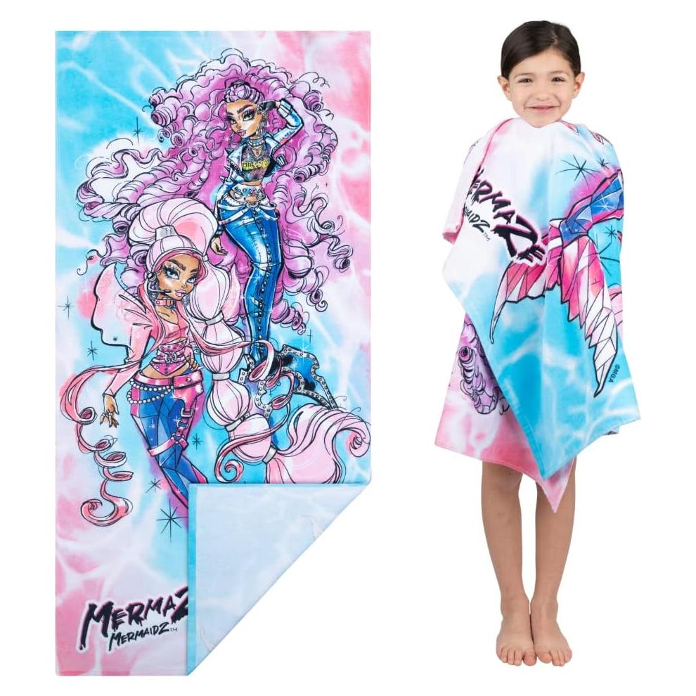 Toalla de Playa Franco Mermaze 147x71 cm Algodón Suave