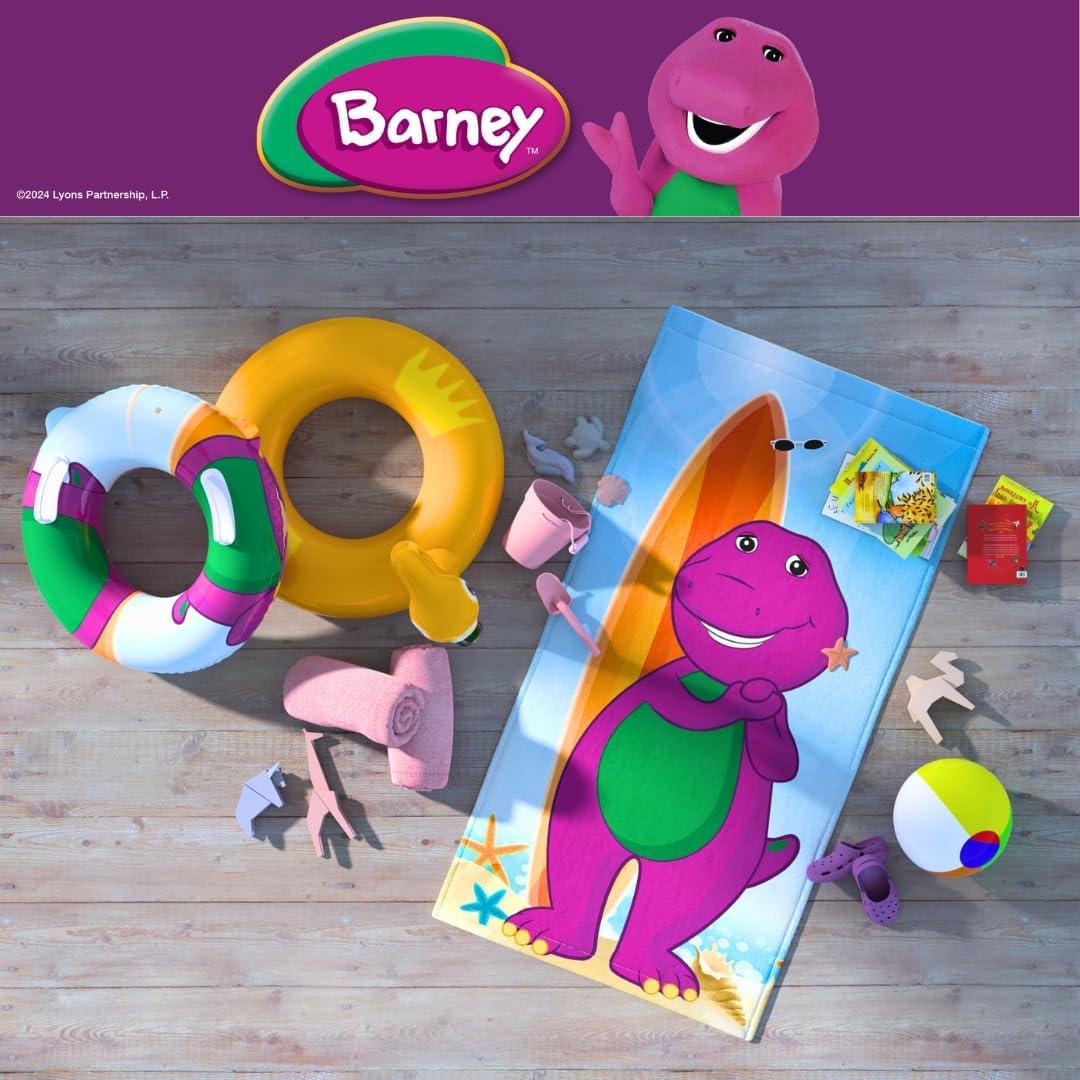 Toalla de Playa Franco Barney Kids 147x71 cm Algodón Suave
