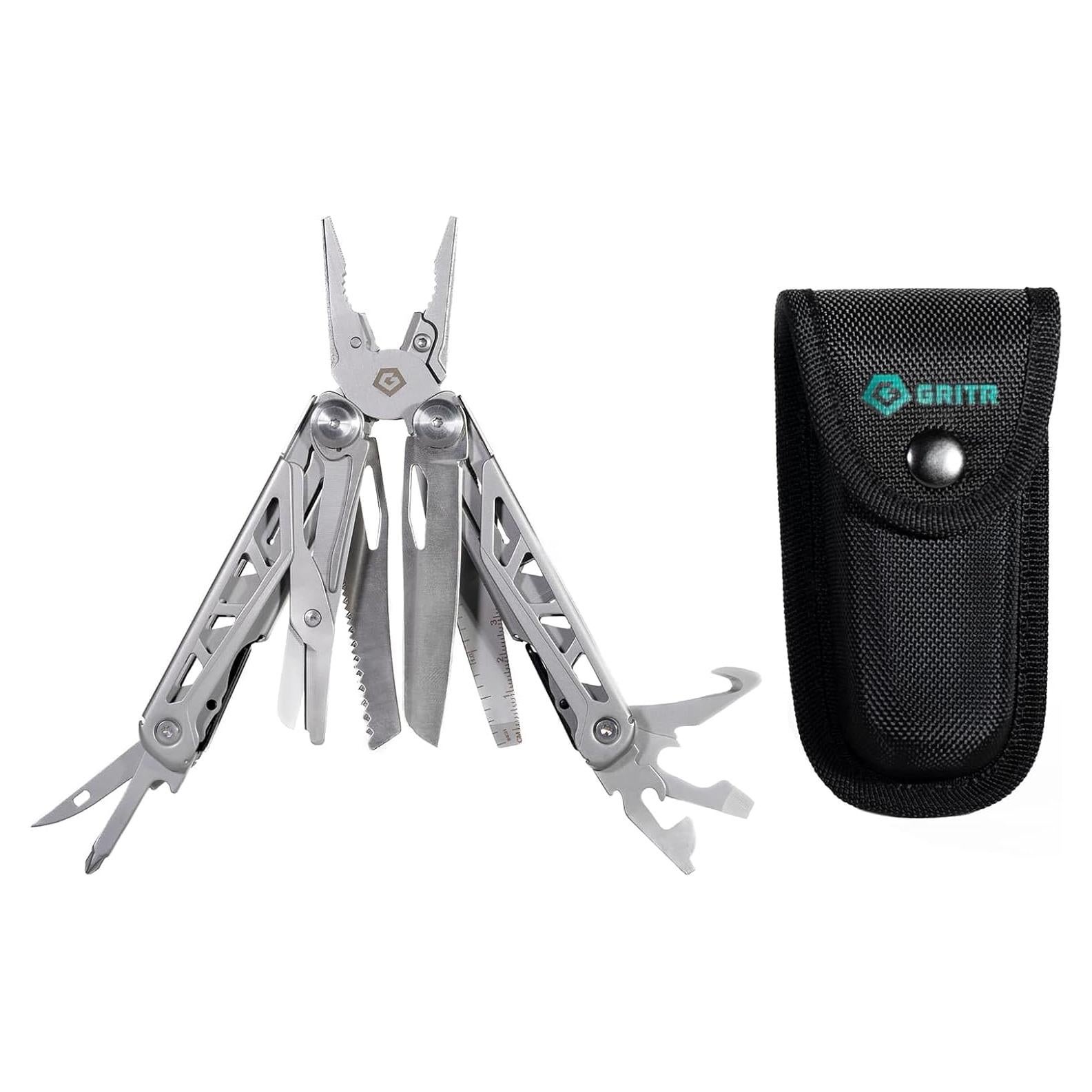 Multiherramienta 13-en-1 GRITR de Acero Inoxidable EDC