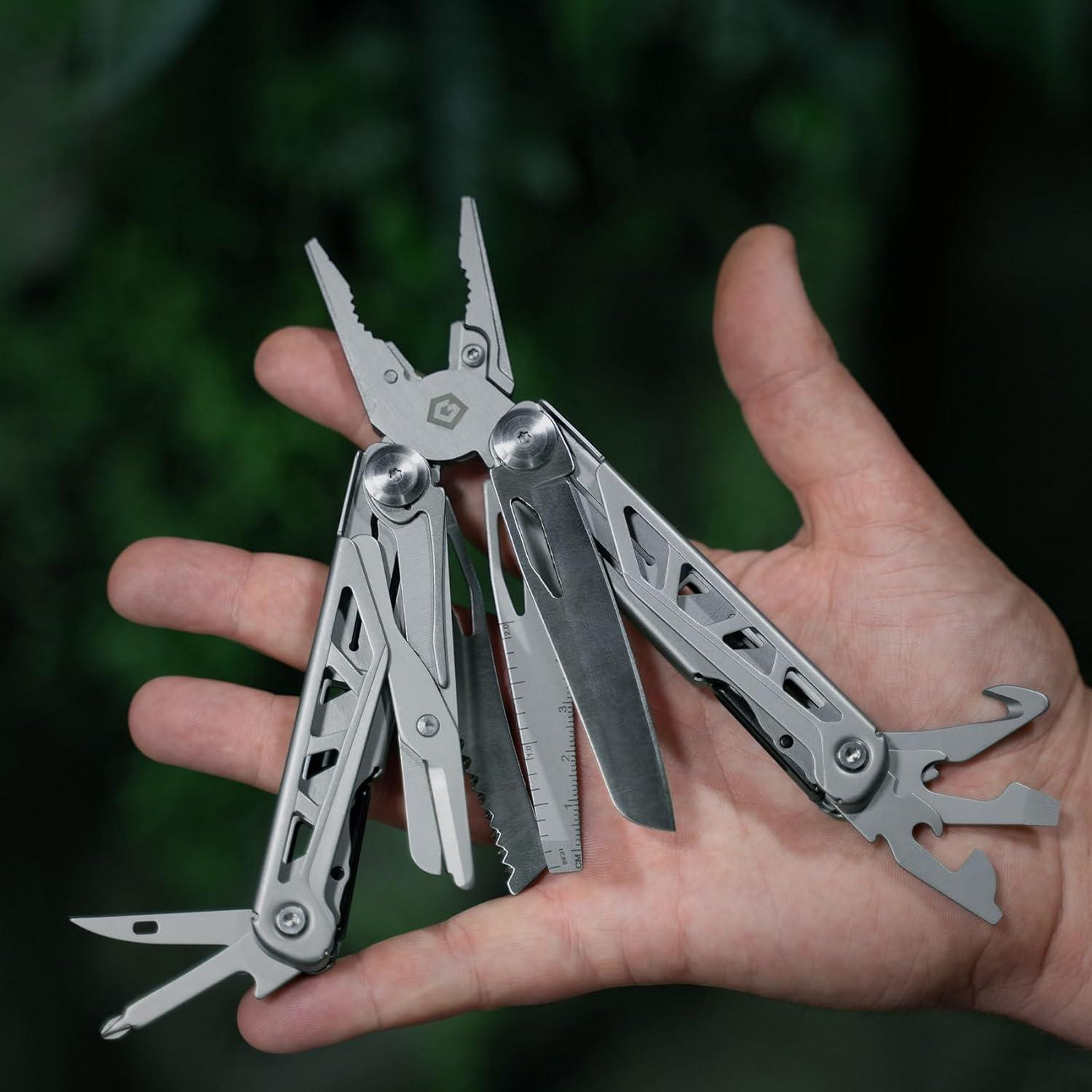 Multiherramienta 13-en-1 GRITR de Acero Inoxidable EDC