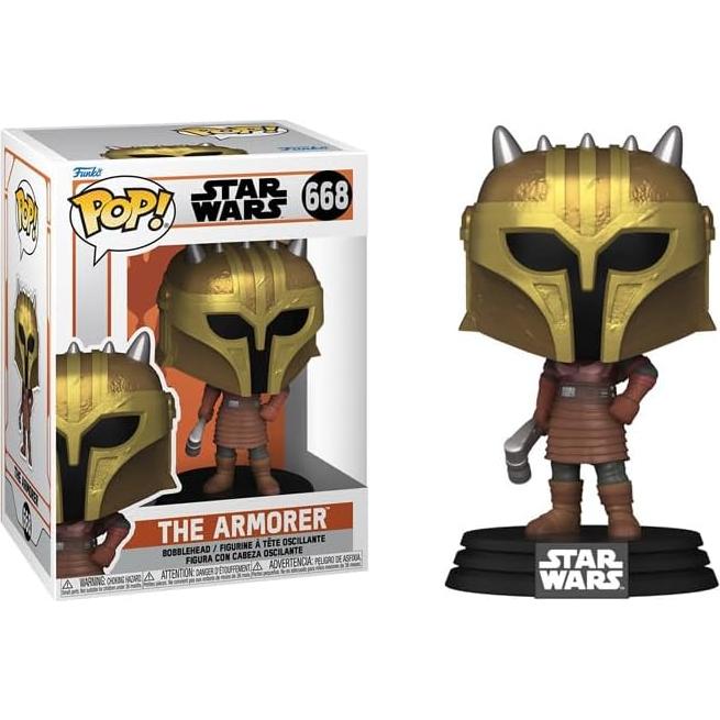 Figura de Vinilo Funko Star Wars The Mandalorian Armorer 9.5 cm