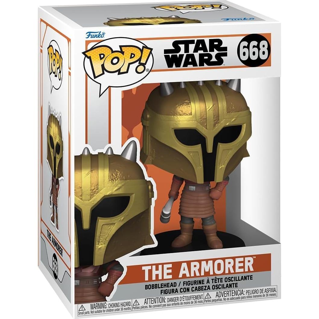 Figura de Vinilo Funko Star Wars The Mandalorian Armorer 9.5 cm