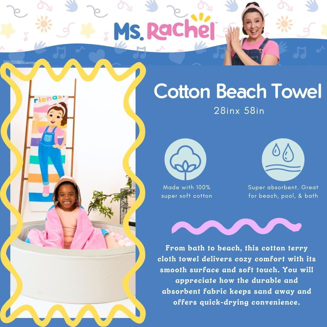 Toalla de Playa Franco Sra. Rachel 147x71 cm Algodón Suave