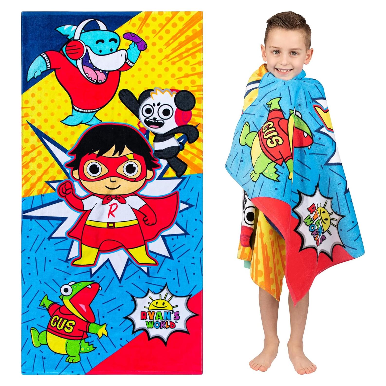 Toalla de Playa Franco Kids 100% Algodón Mundo de Ryan