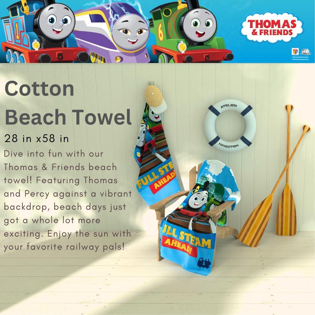 Toalla de Playa Franco Thomas & Friends 147x71 cm Suave