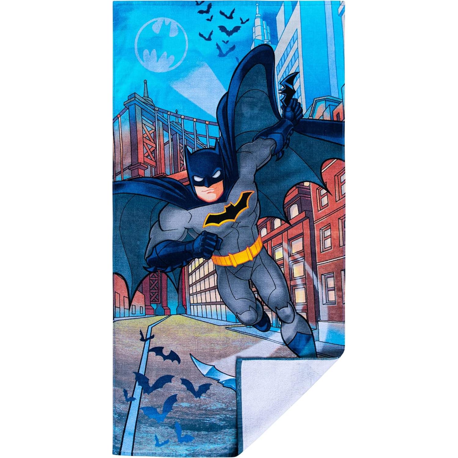Toalla de playa Batman Franco Kids 71x147 cm 100% Algodón