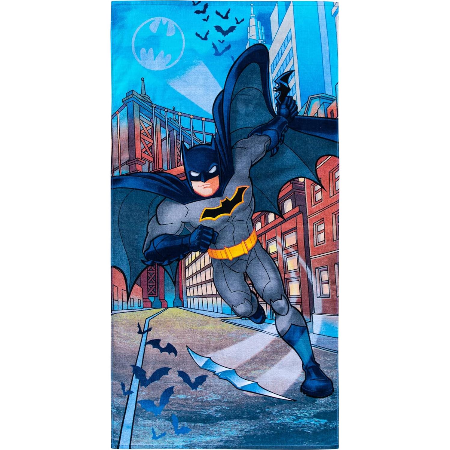 Toalla de playa Batman Franco Kids 71x147 cm 100% Algodón