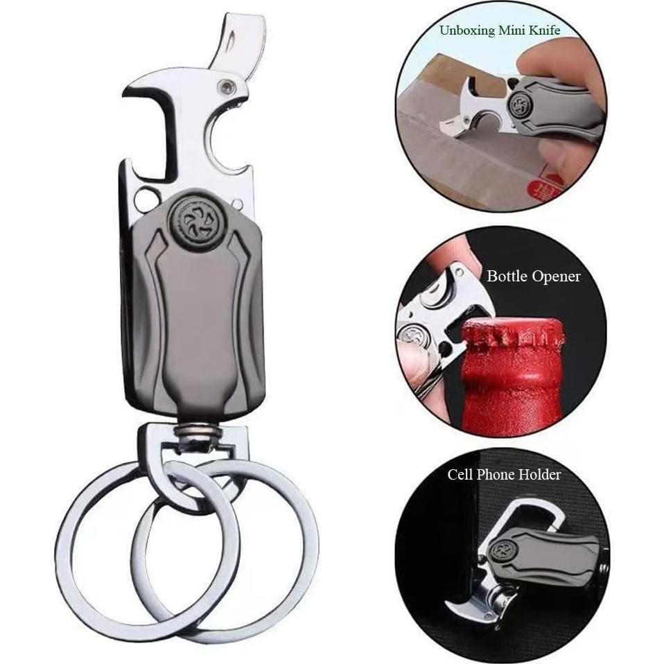 Llaveros Multi-Herramienta JILFR con Abrebotellas 9.14 cm