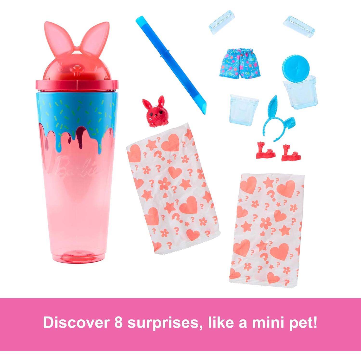 Muñeca Barbie Pop Reveal Shakes Conejito Brillante 8 Sorprisas