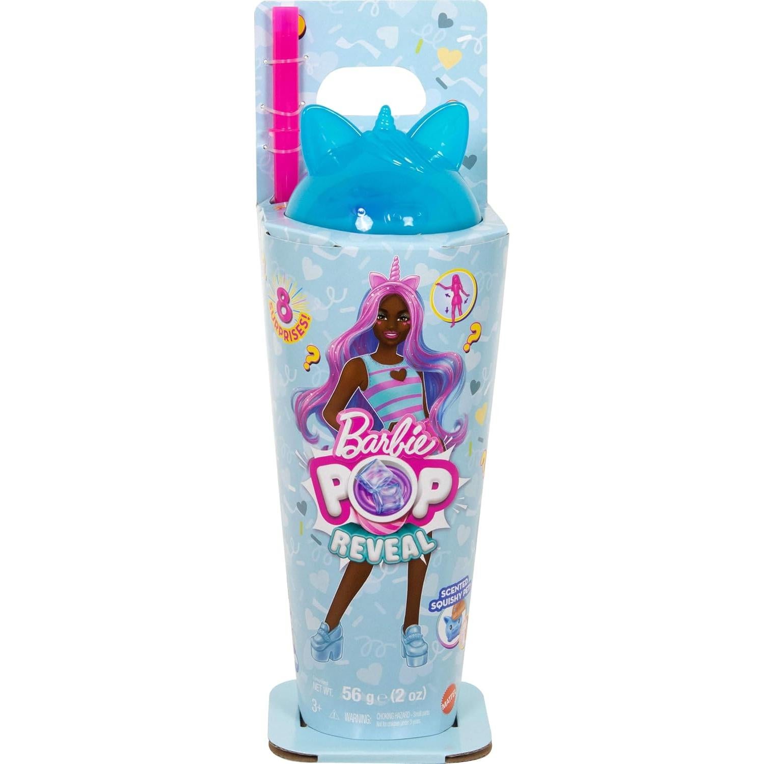 Muñeca Barbie Pop Reveal Unicornio Aromatizada con Accesorios