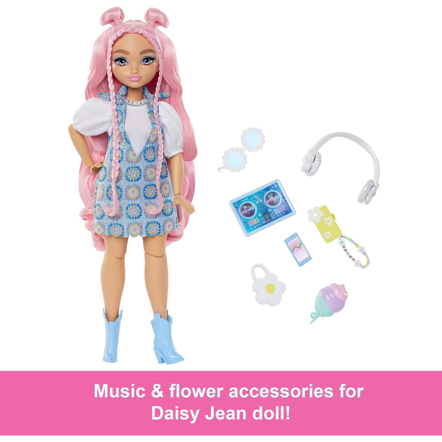Muñeca Barbie Dream Besties Daisy Jean con Accesorios Musicales