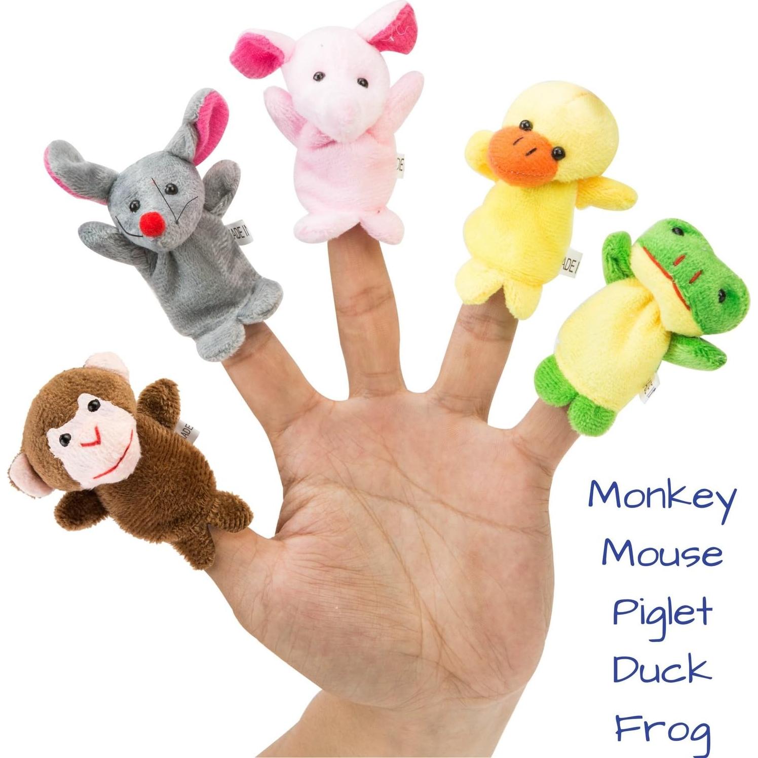 Juego de Marionetas de Dedo Better Line 20 Piezas Diversión